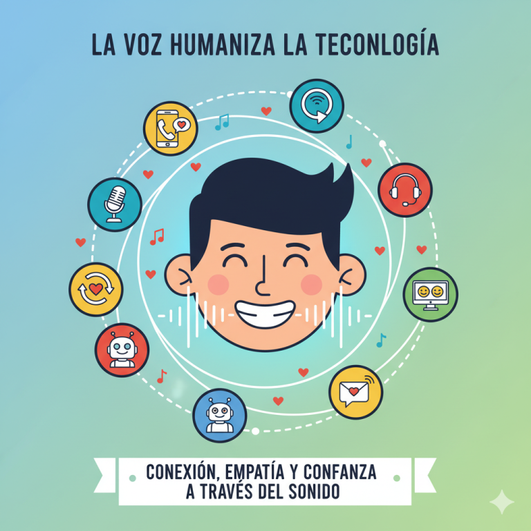 La transmisión de la voz “humaniza” la tecnología