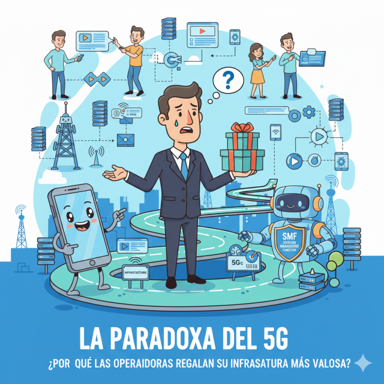 La Paradoja del 5G: ¿Por Qué las Operadoras Regalan su Infraestructura Más Valiosa?